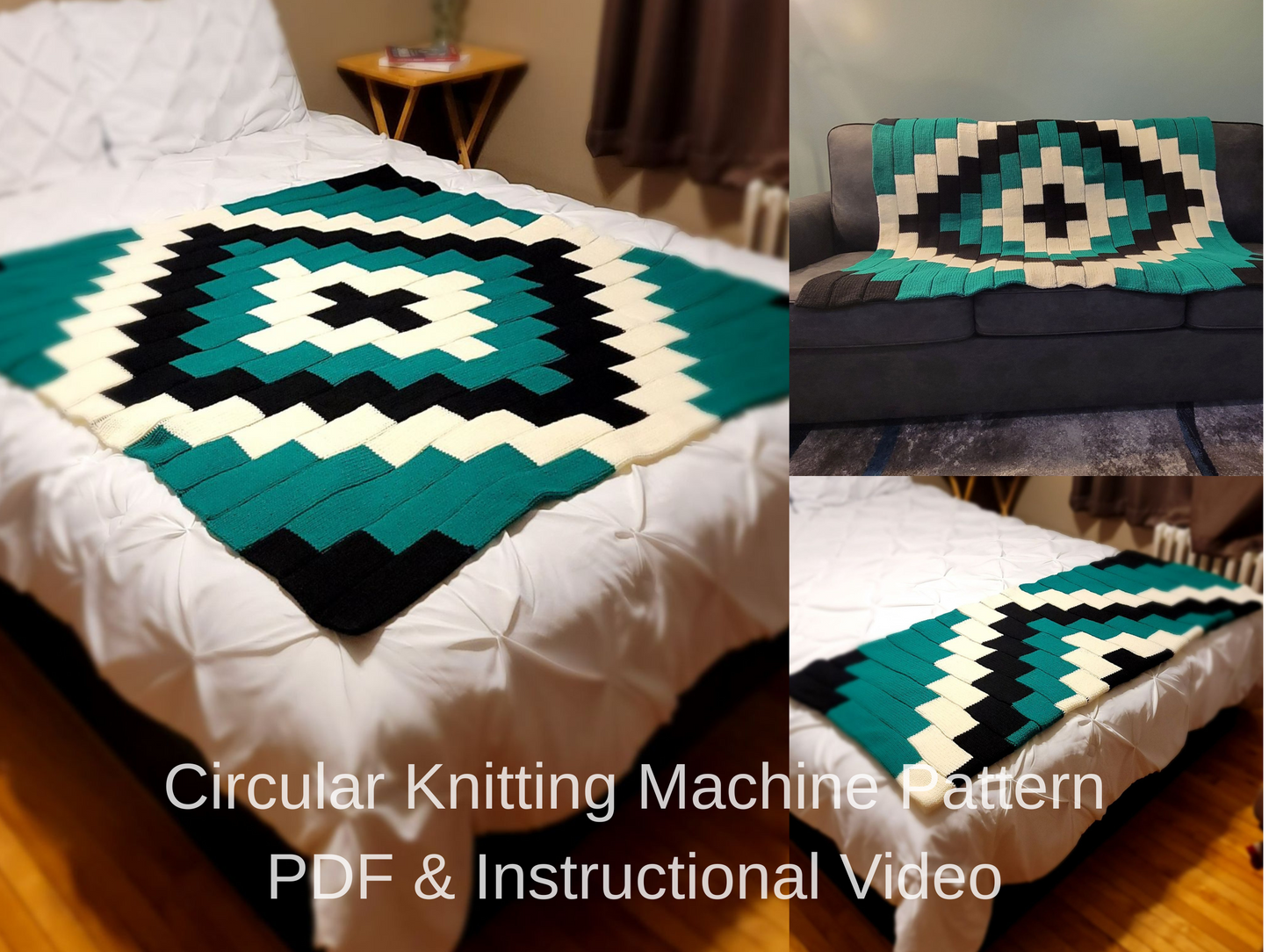 Wintergreen Mosiac Blanket Pattern