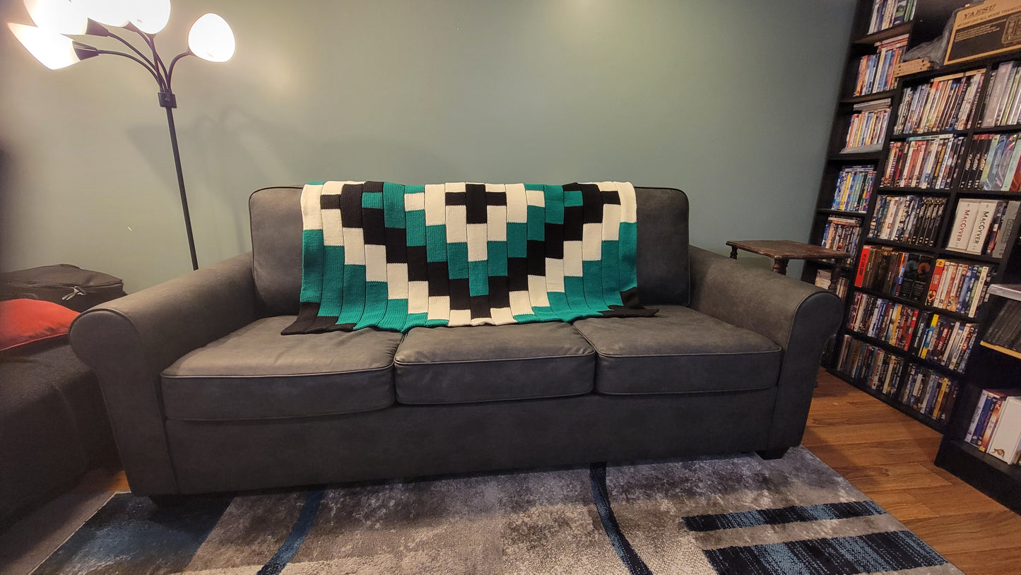 Wintergreen Mosiac Blanket Pattern