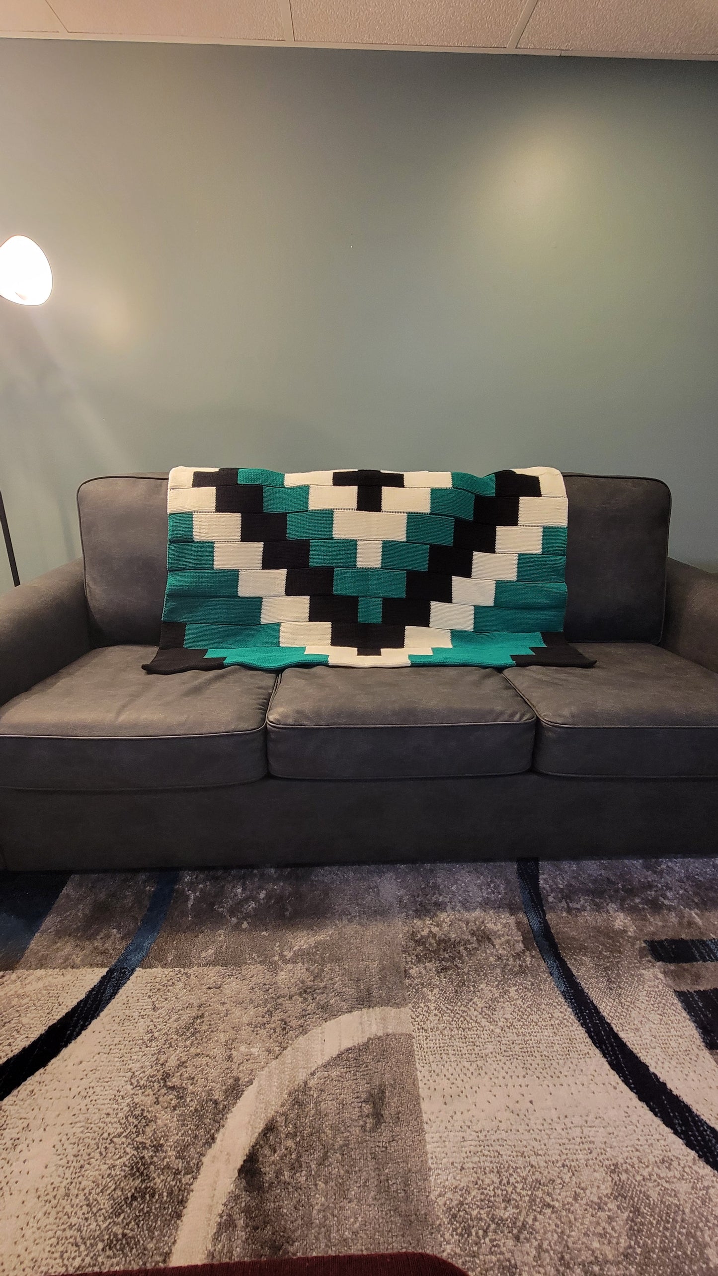 Wintergreen Mosiac Blanket Pattern