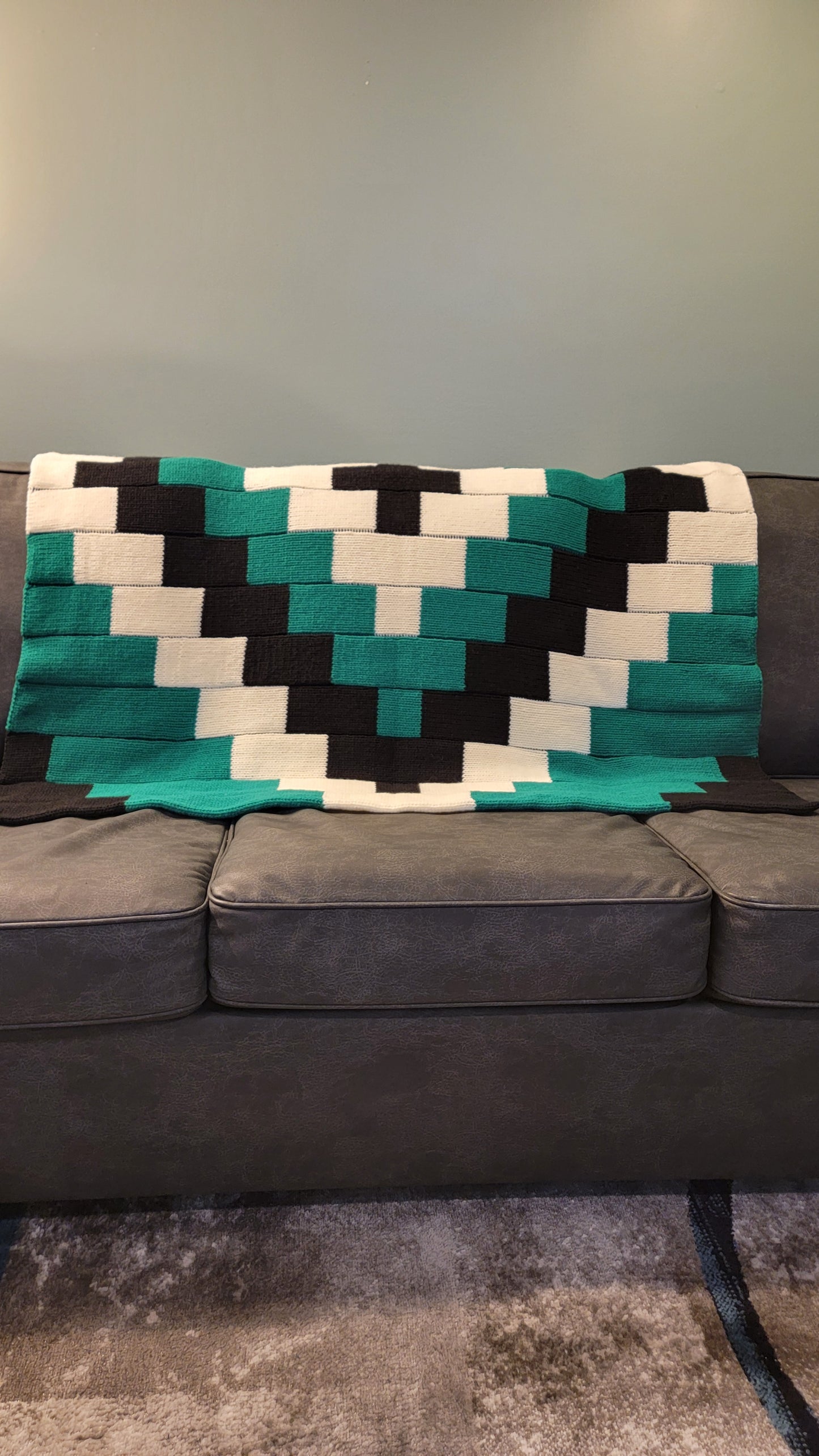 Wintergreen Mosiac Blanket Pattern
