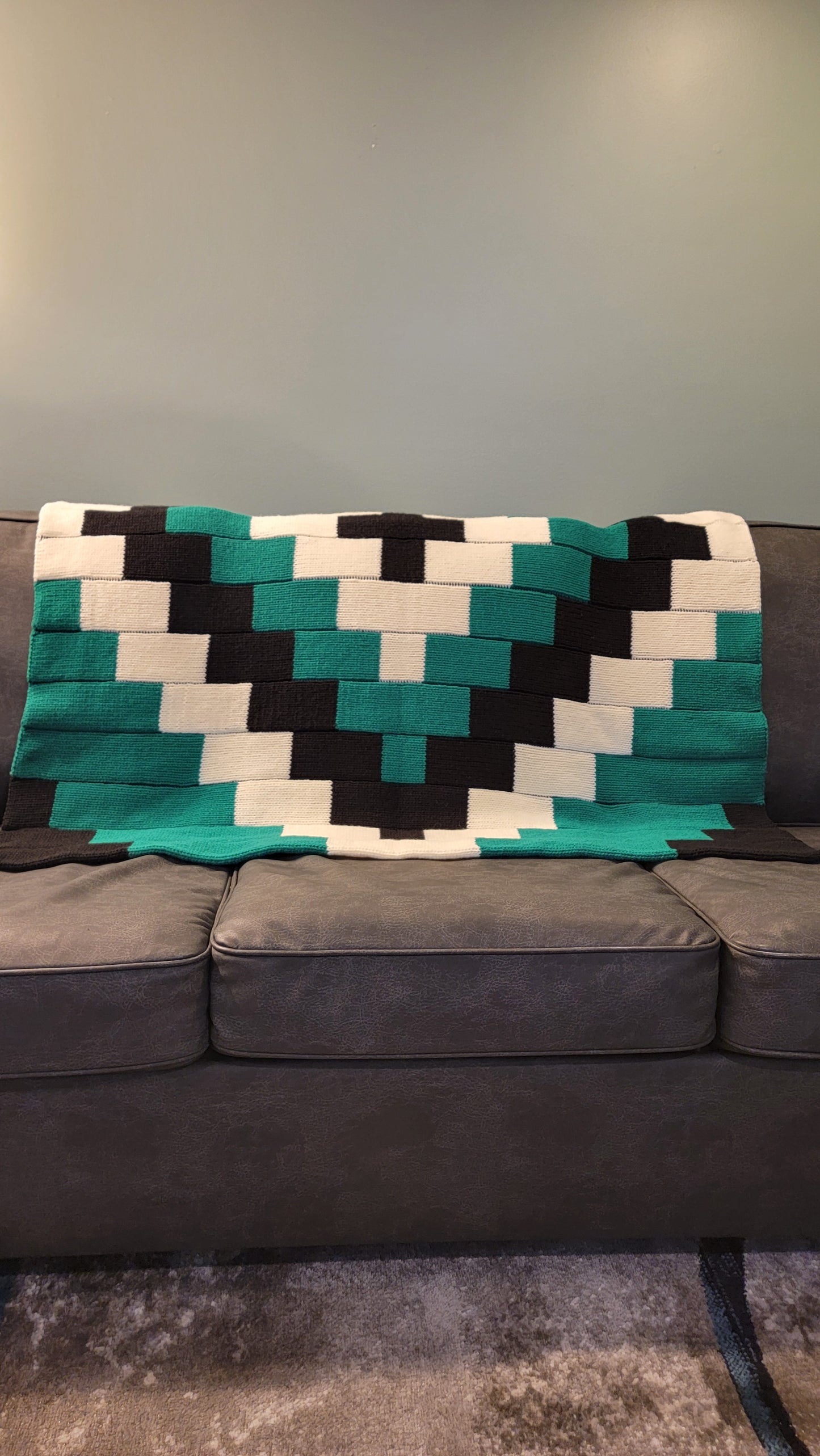 Wintergreen Mosiac Blanket Pattern
