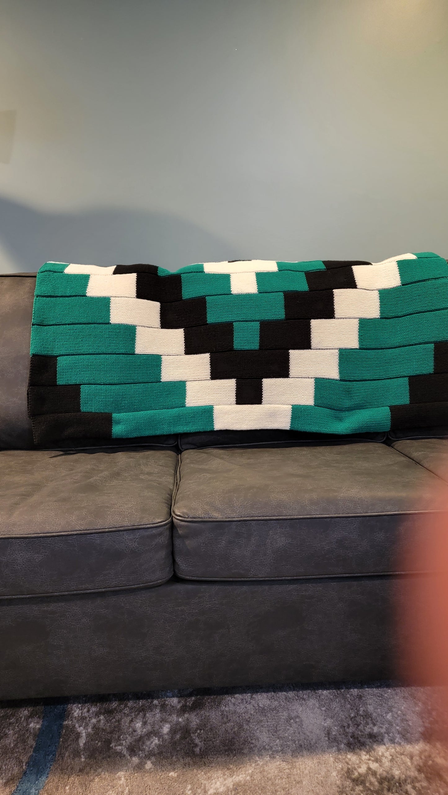 Wintergreen Mosiac Blanket Pattern