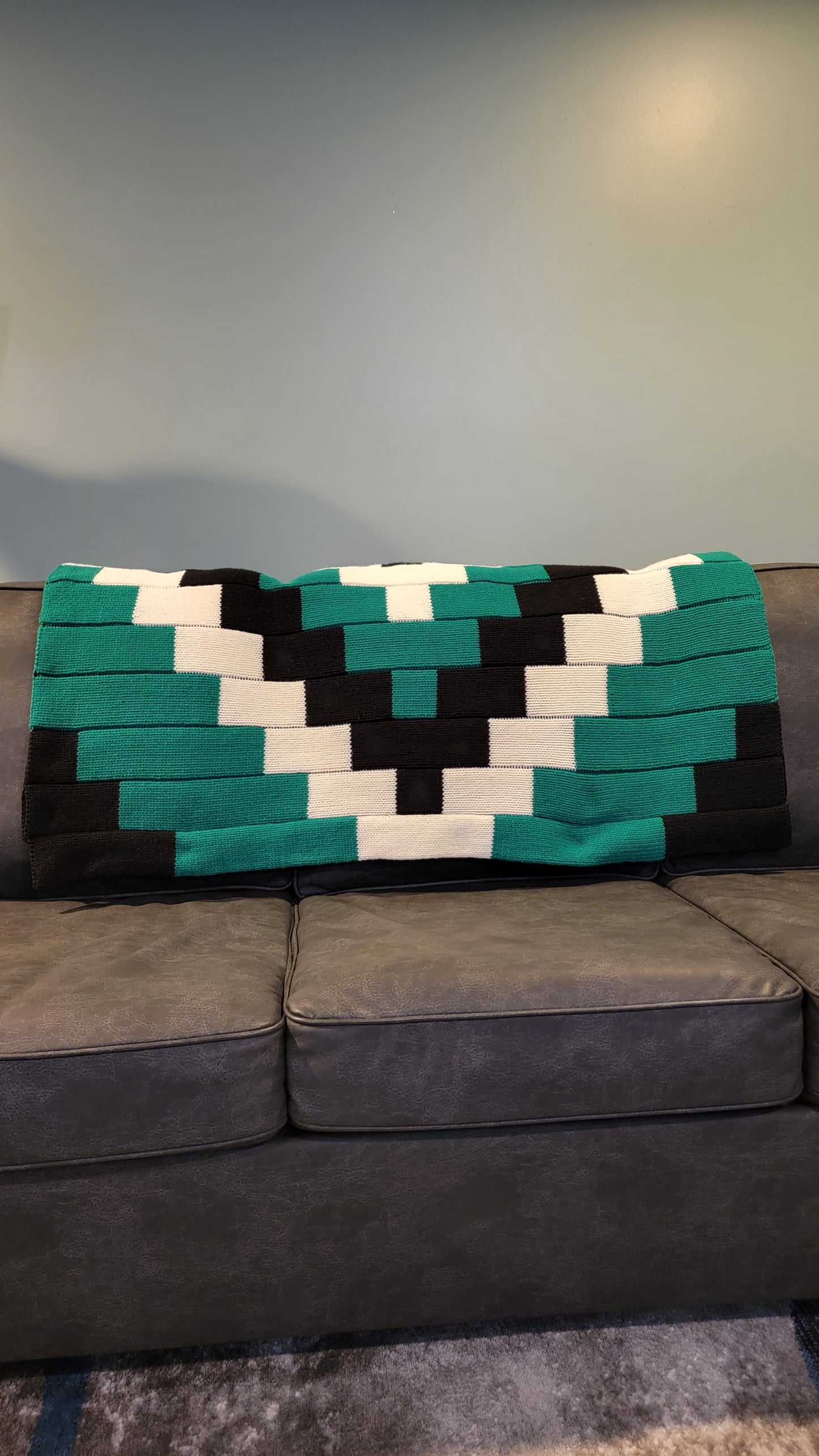 Wintergreen Mosiac Blanket Pattern