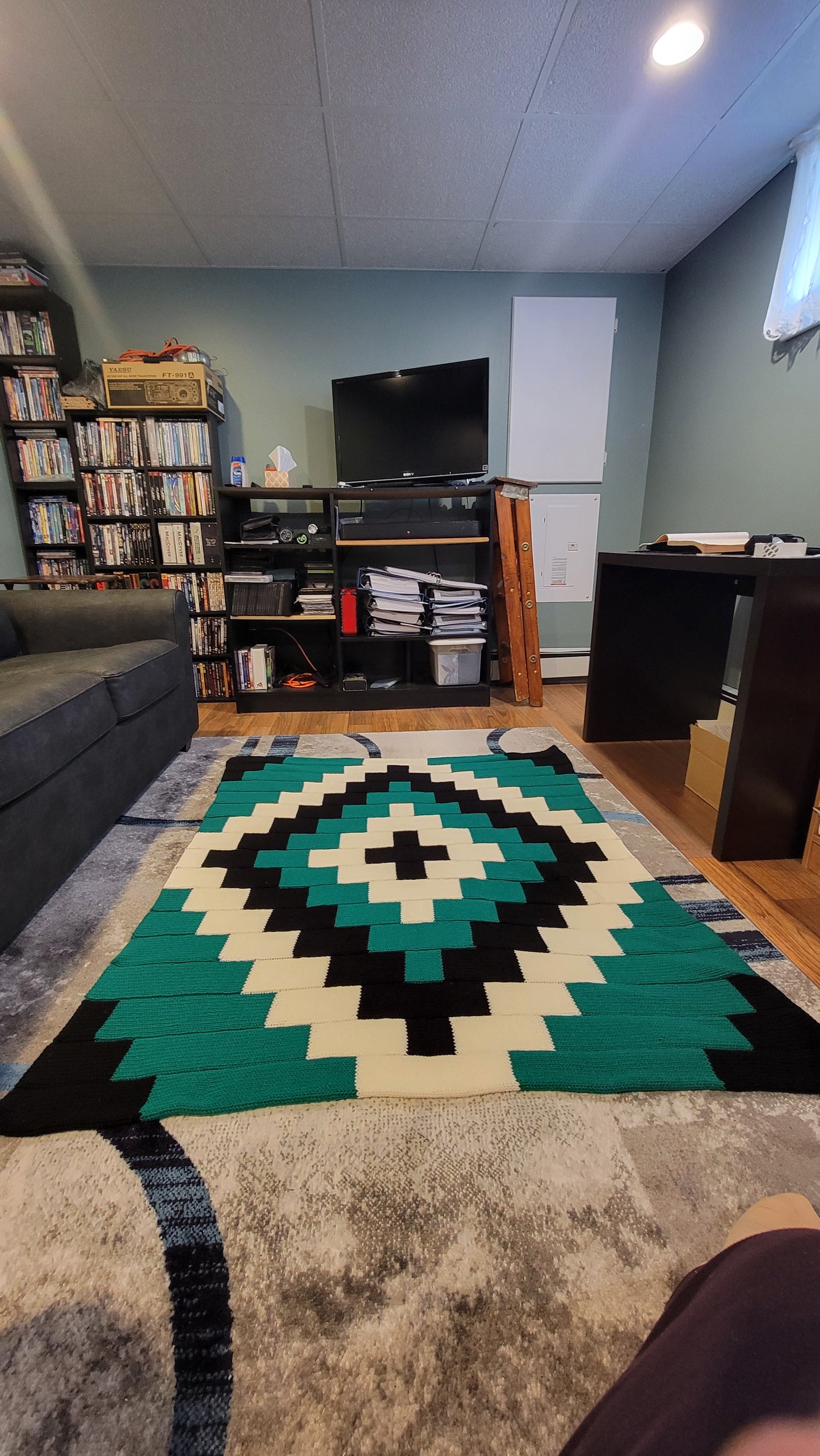 Wintergreen Mosiac Blanket Pattern