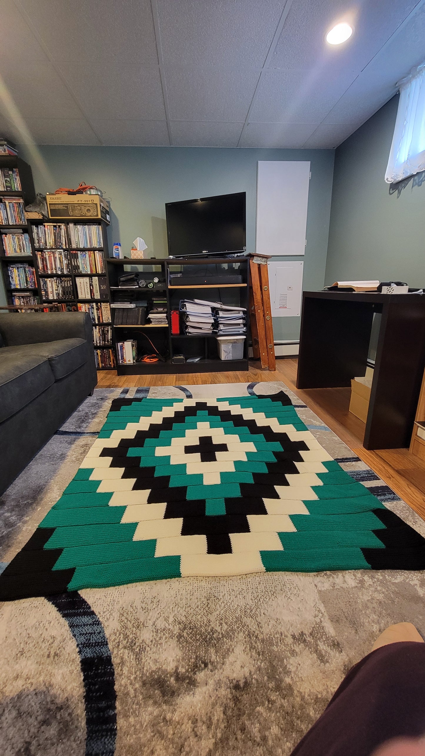 Wintergreen Mosiac Blanket Pattern