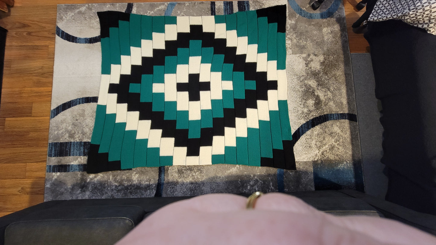 Wintergreen Mosiac Blanket Pattern