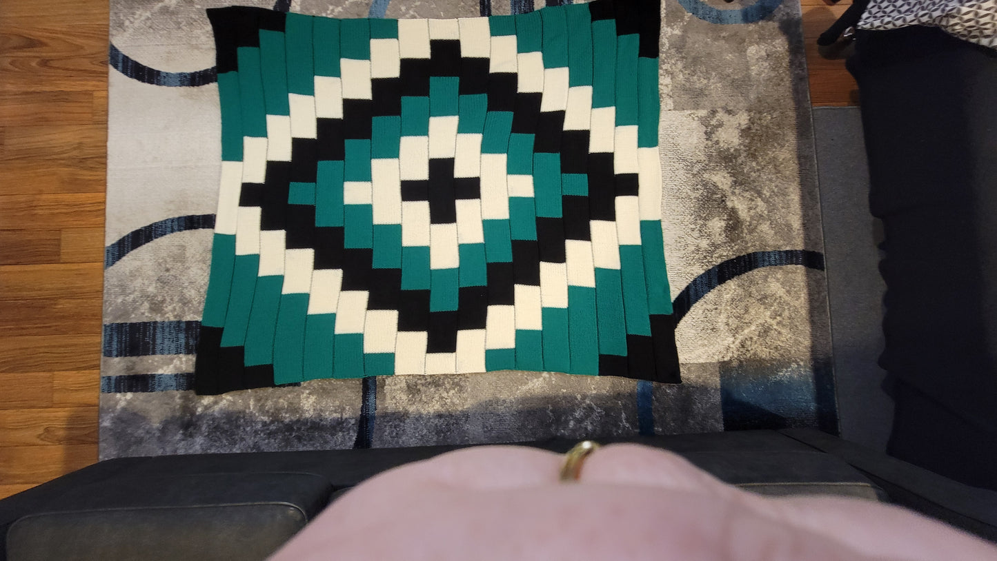 Wintergreen Mosiac Blanket Pattern