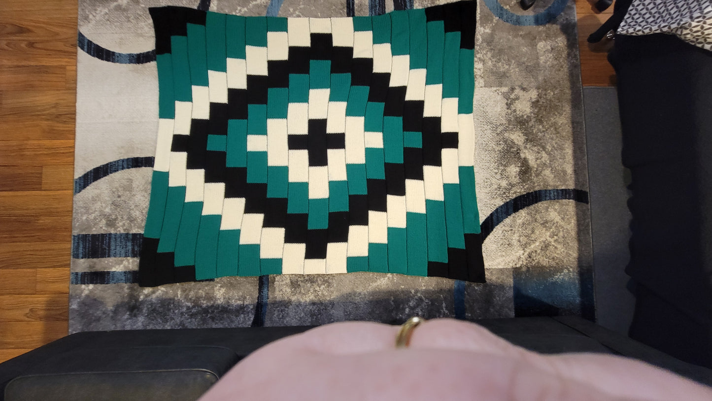 Wintergreen Mosiac Blanket Pattern