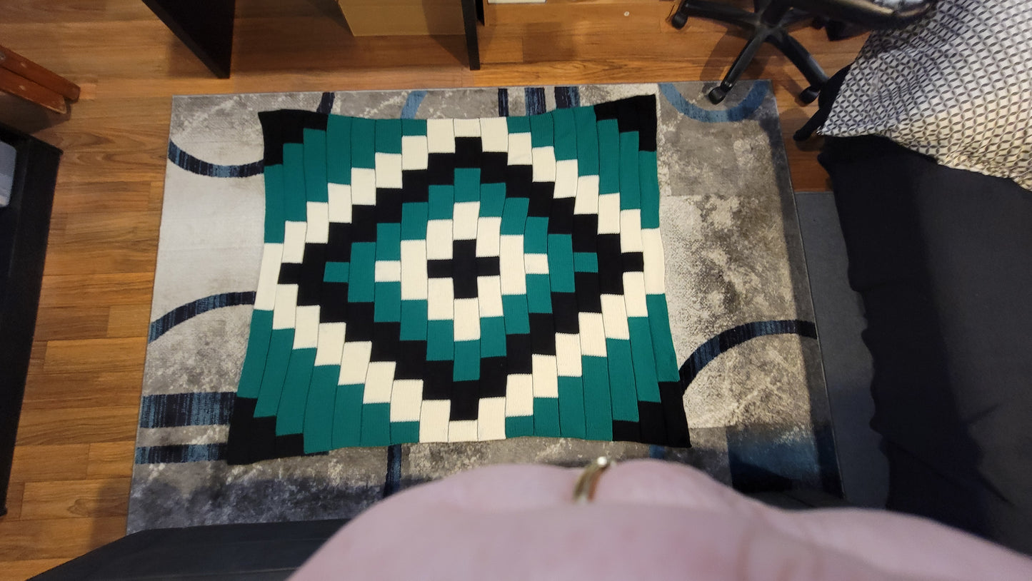 Wintergreen Mosiac Blanket Pattern