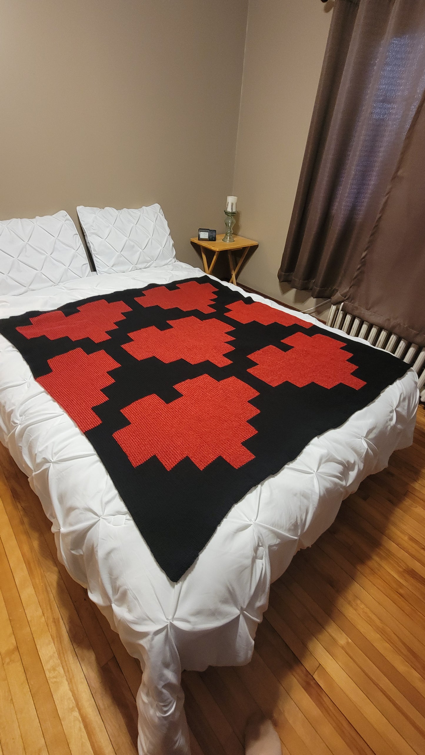I Love Big Hearts Blanket Pattern