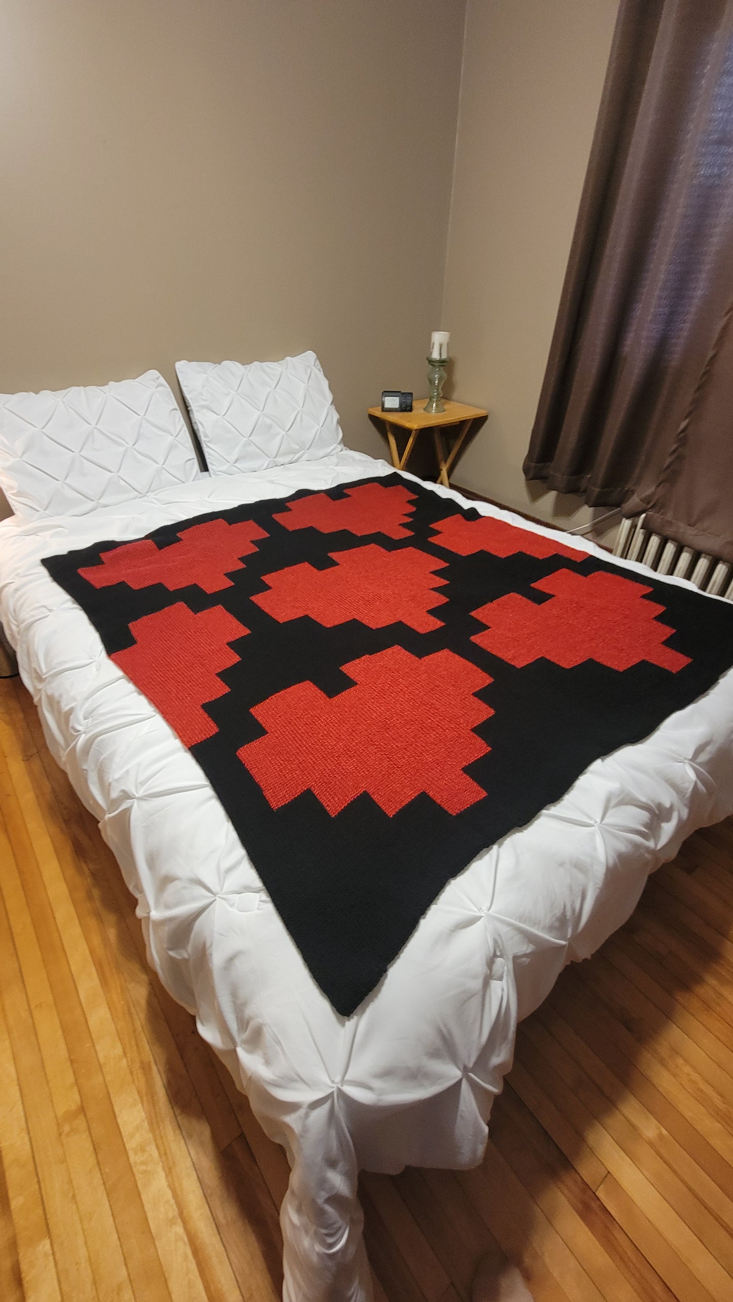 I Love Big Hearts Blanket Pattern
