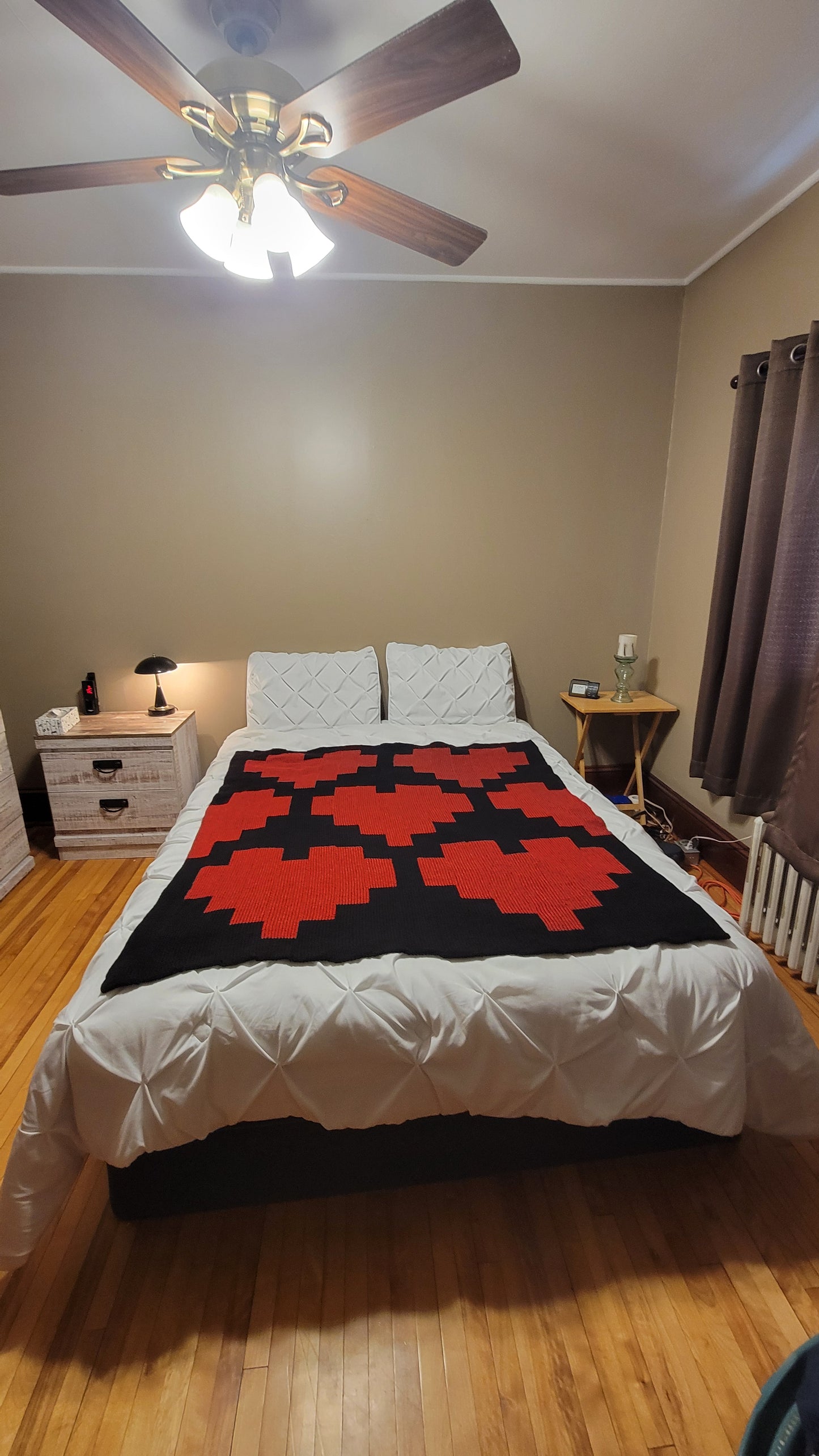 I Love Big Hearts Blanket Pattern