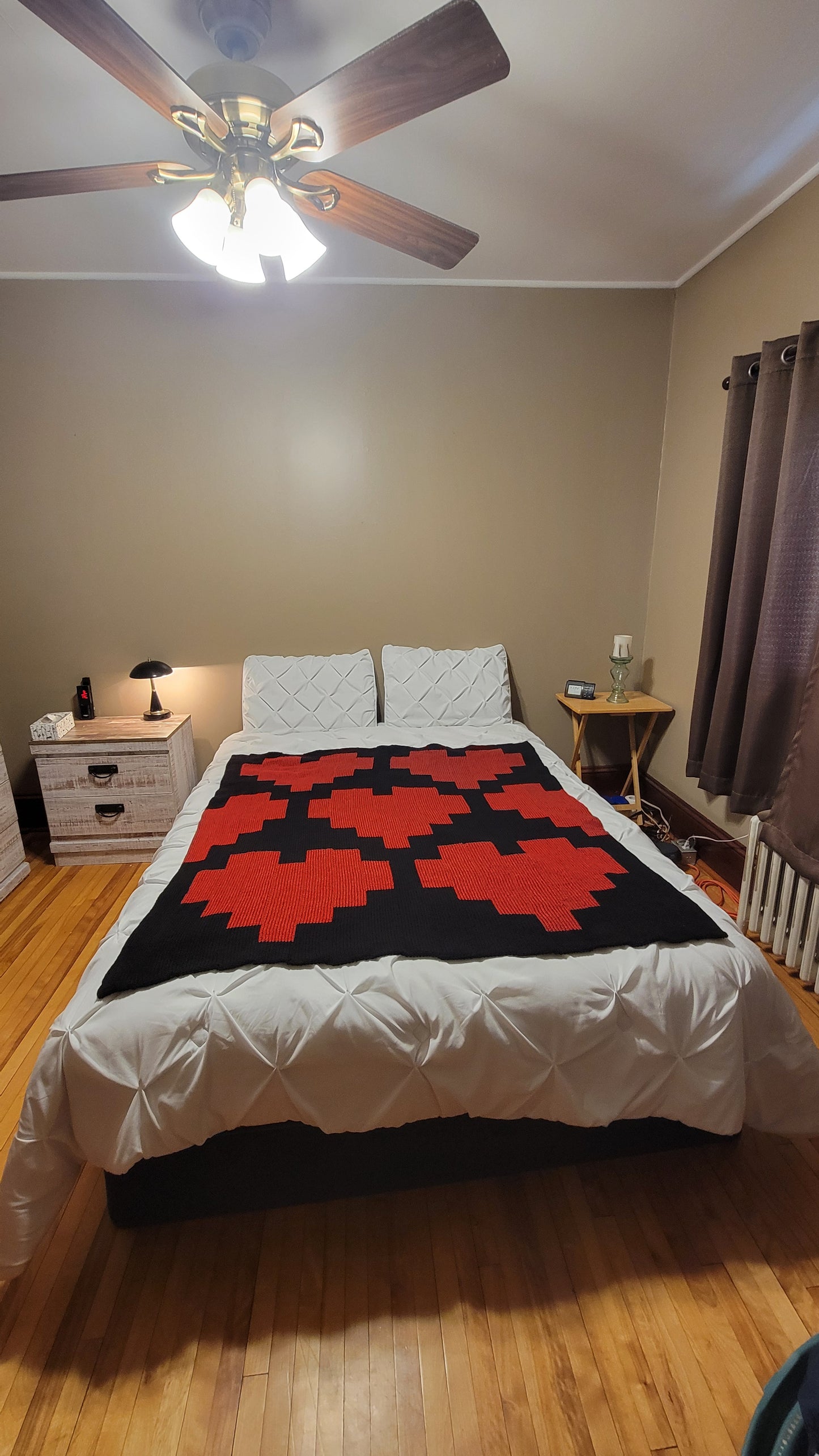 I Love Big Hearts Blanket Pattern