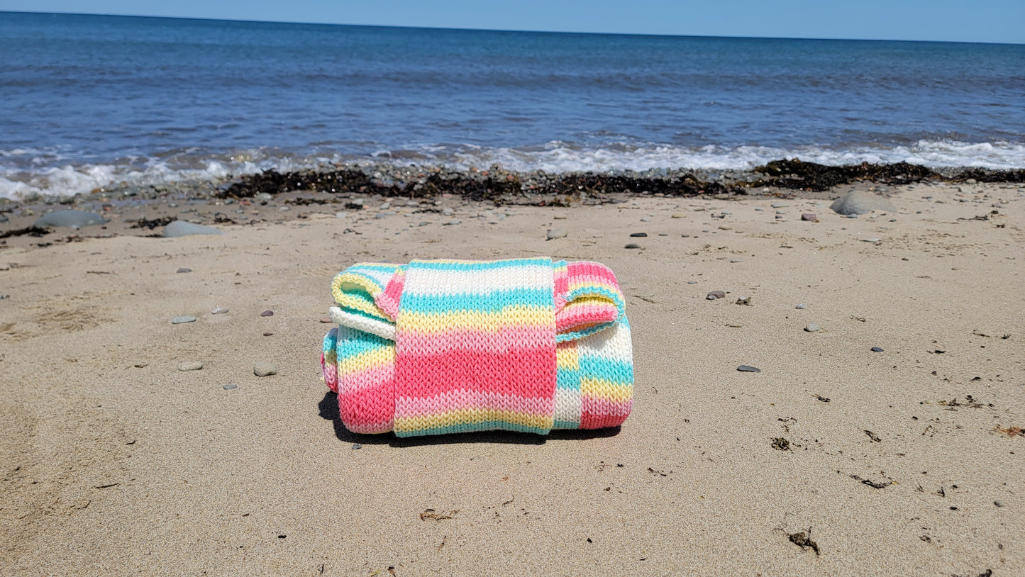 Coral Coast Beach Blanket Pattern