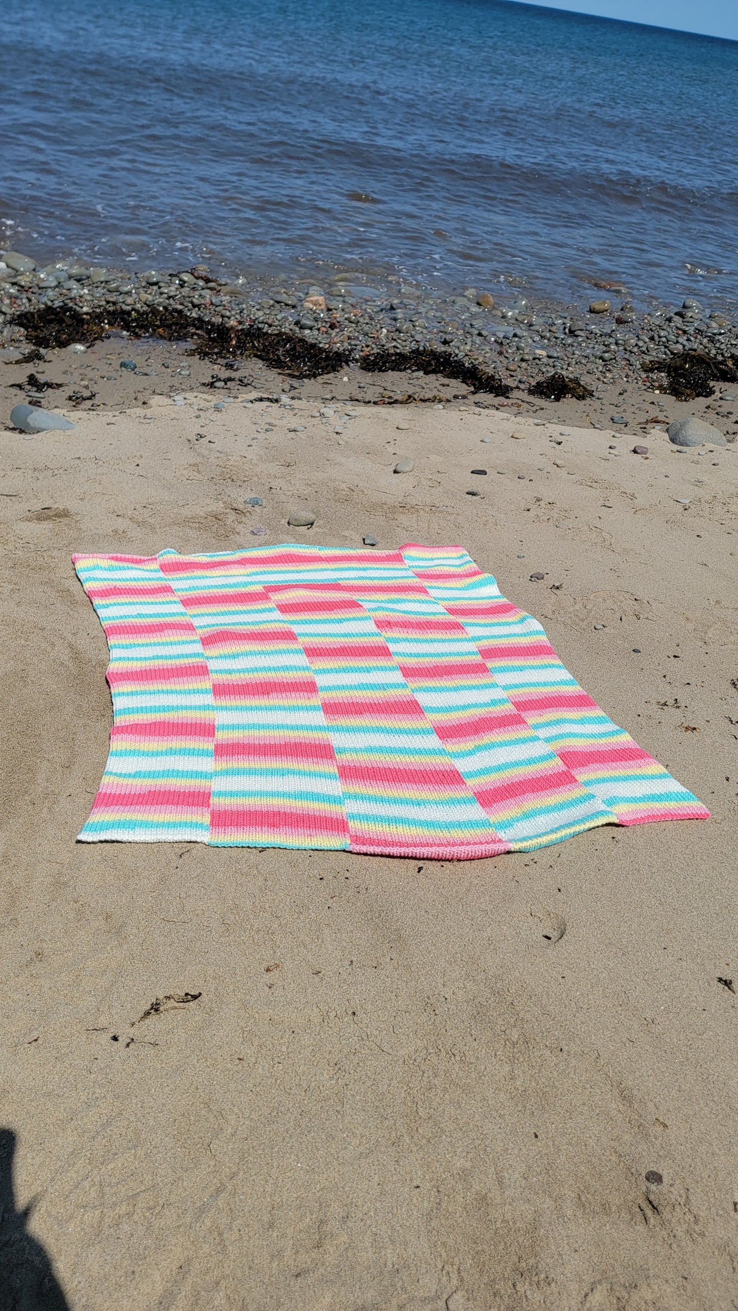Coral Coast Beach Blanket Pattern