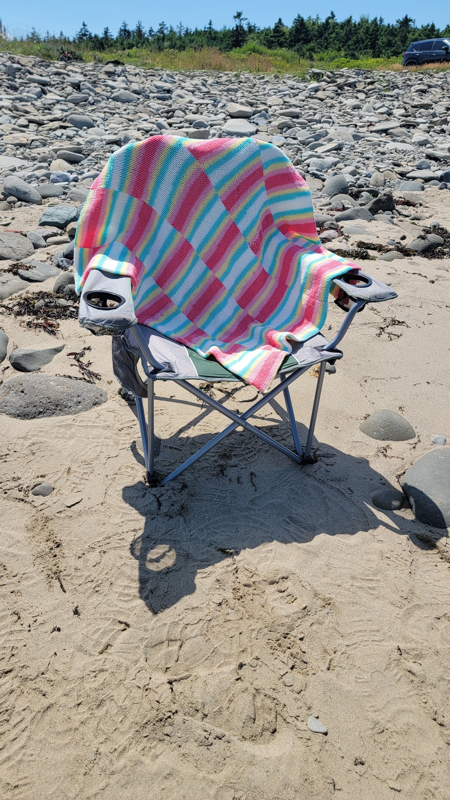 Coral Coast Beach Blanket Pattern