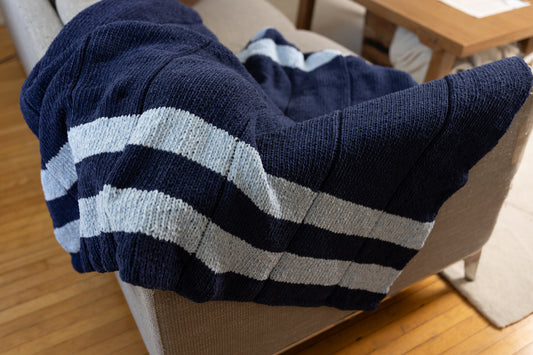 Blue Chic Chenille Blanket Pattern