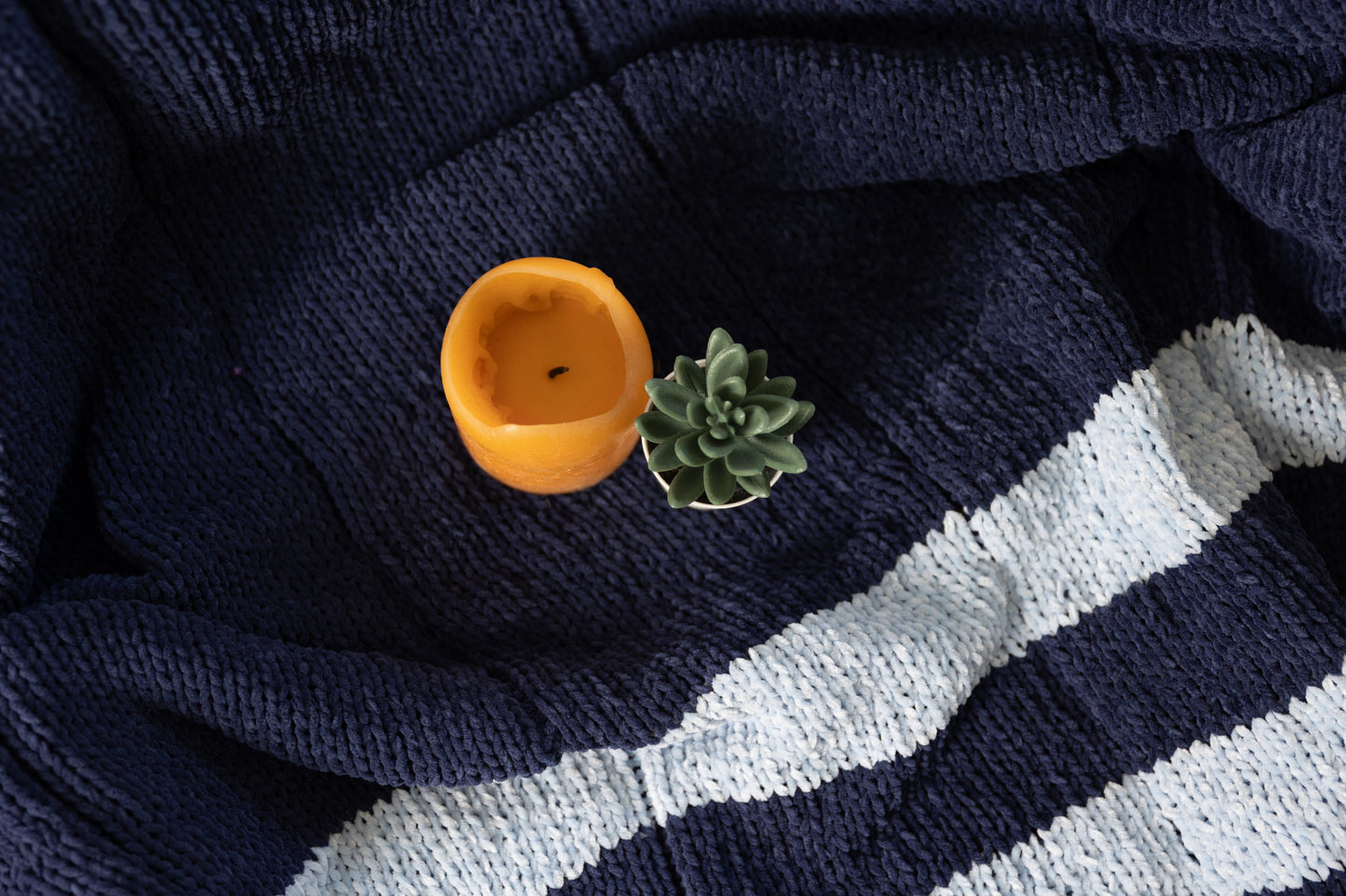 Blue Chic Chenille Blanket Pattern