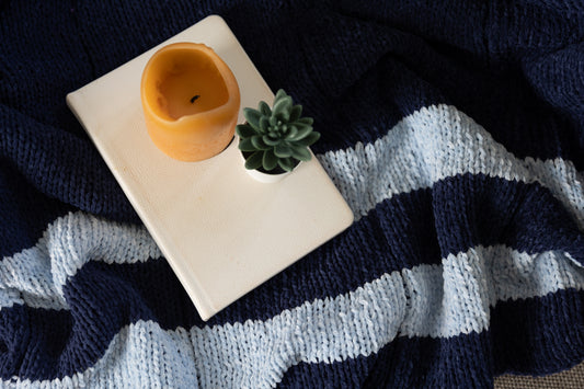 Blue Chic Chenille Blanket Pattern