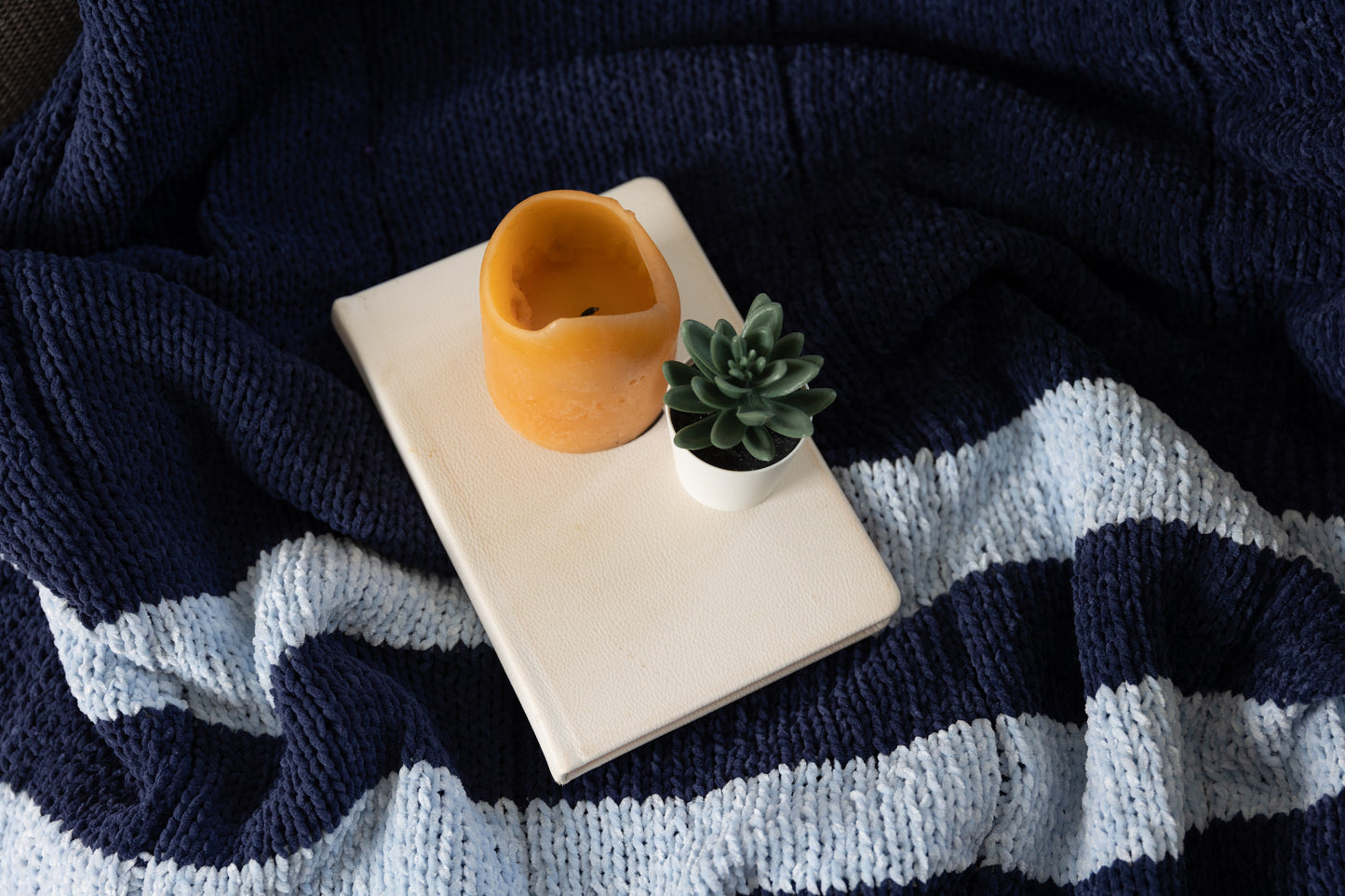 Blue Chic Chenille Blanket Pattern