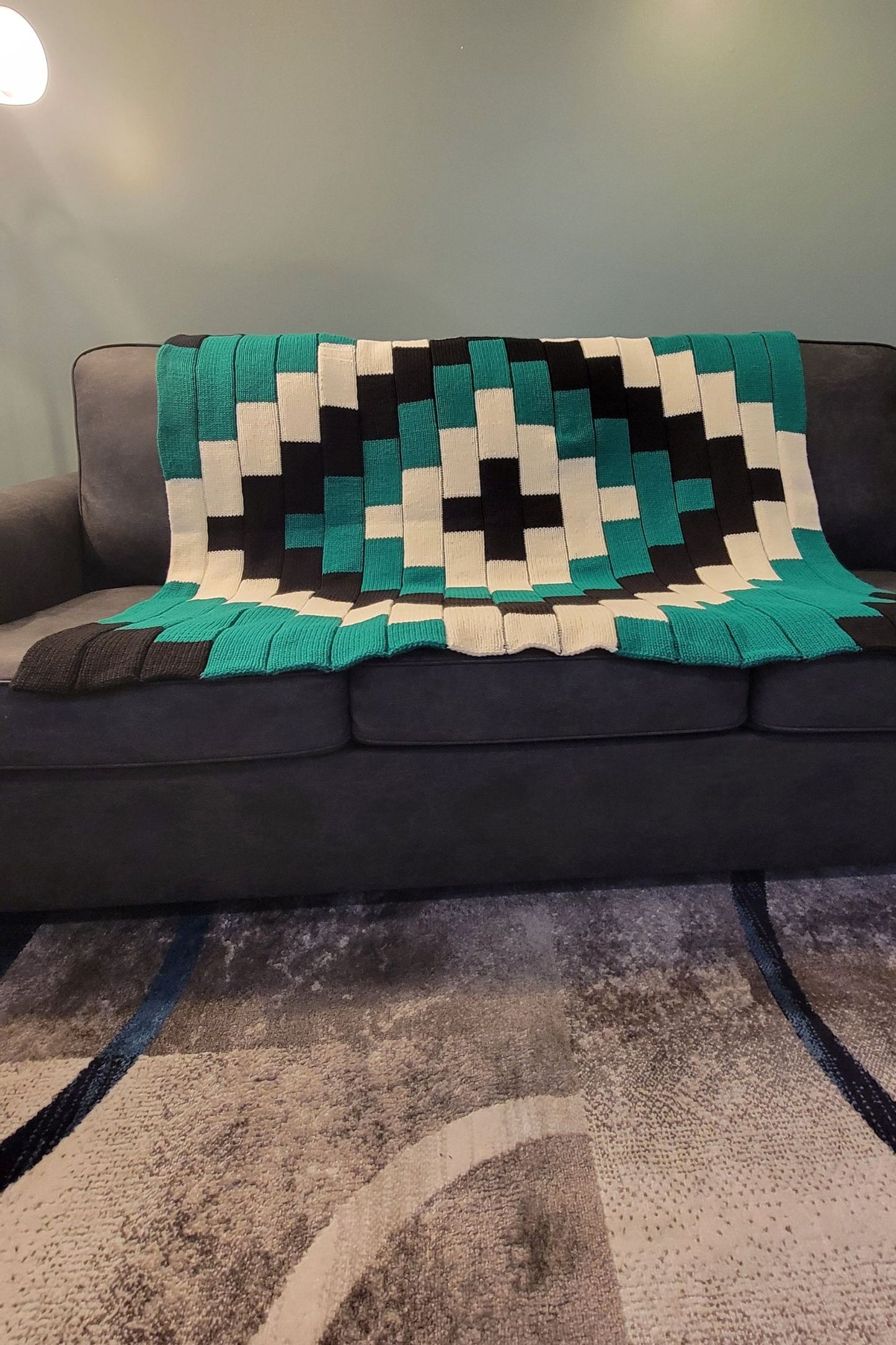 Wintergreen Mosiac Blanket Pattern