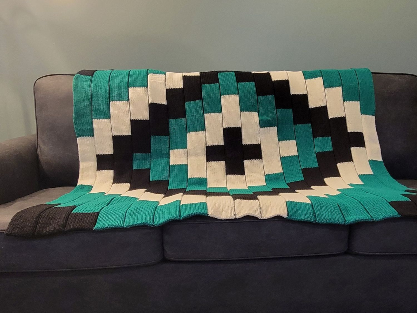 Wintergreen Mosiac Blanket Pattern